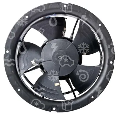 ventilátor sací EC, d=172 mm, 1~230V, 50/60 Hz, 22 W, 2500 rpm